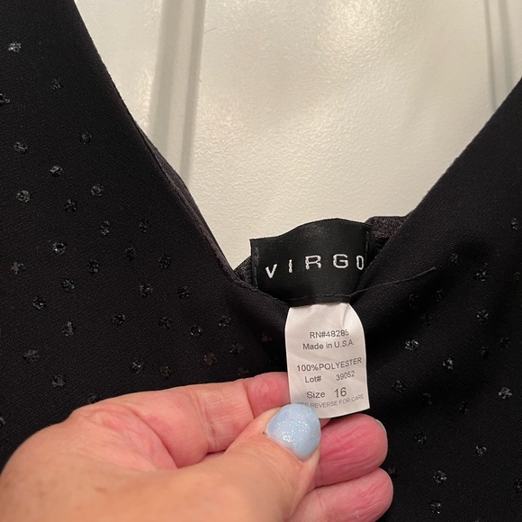 Virgo black cocktail dress - Picture 2 of 5